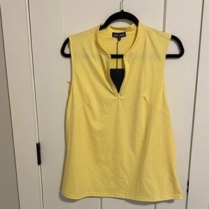 Bad Birdie Bright Yellow Tank Top